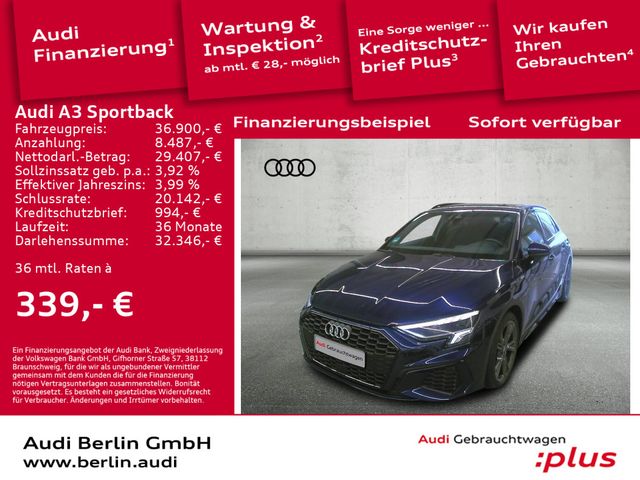 Audi A3 Sportback S line 30 TDI S tr. PDC VIRTUAL LED