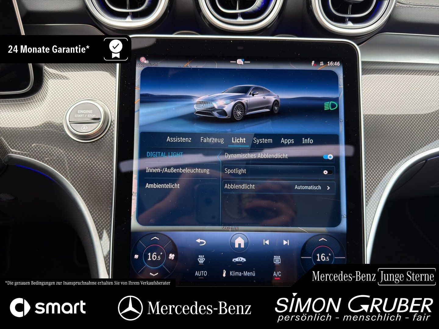 Fahrzeugabbildung Mercedes-Benz CLE 53 4M+ AMG Optik Dyn+ Night II Nappa Carbon