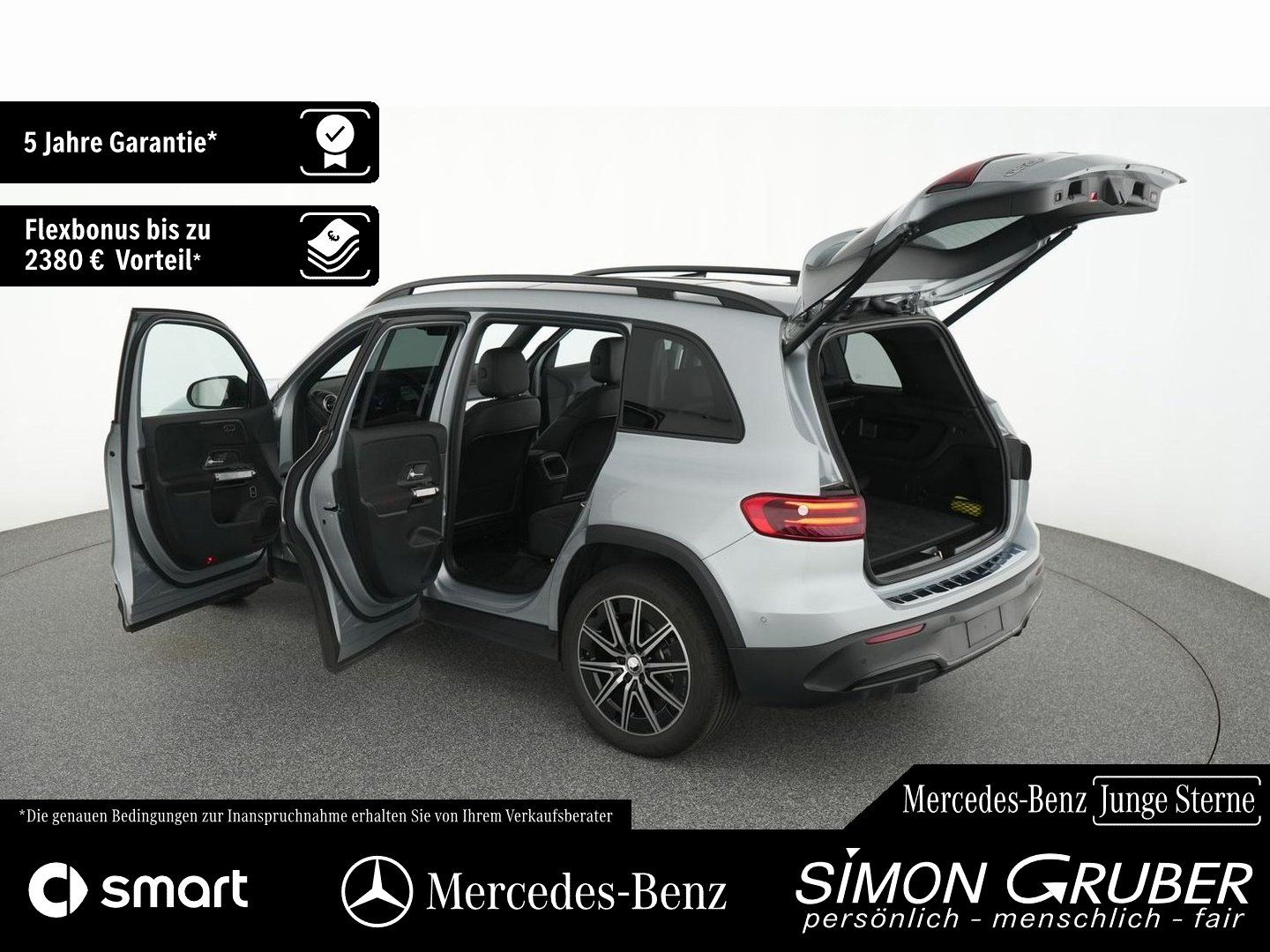 Fahrzeugabbildung Mercedes-Benz EQB 250+ AMG Night Pano Ambi LED AHK Mod 2025