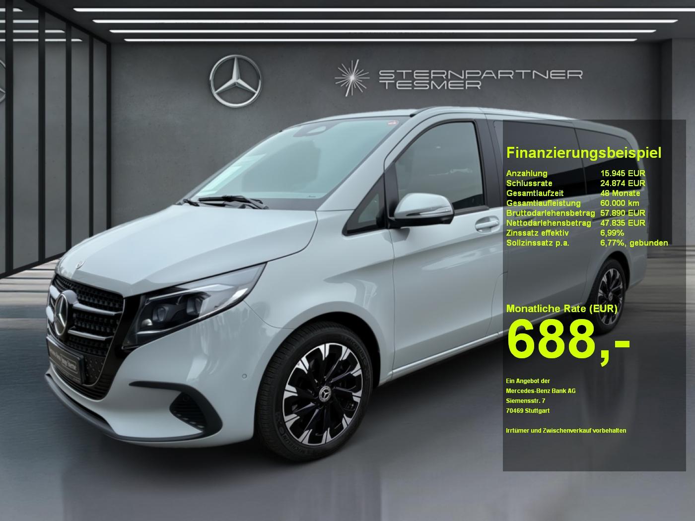 Mercedes-Benz V 250 d STYLE Lang BURMESTER+AHK2,5+360°