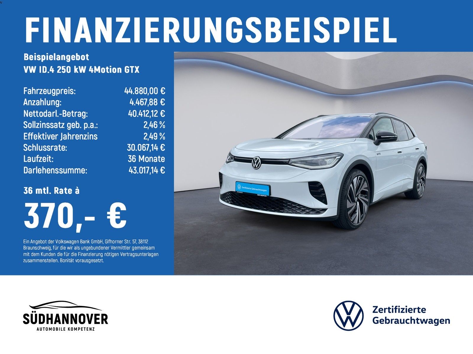 Volkswagen ID.4 250 kW 4Motion GTX PANO AHK AreaView foto 1