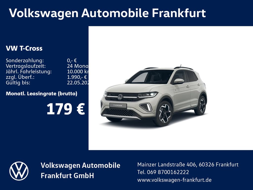 Volkswagen T-Cross R-Line 1.0 l TSI OPF 85 kW (116 PS) 6-Ga