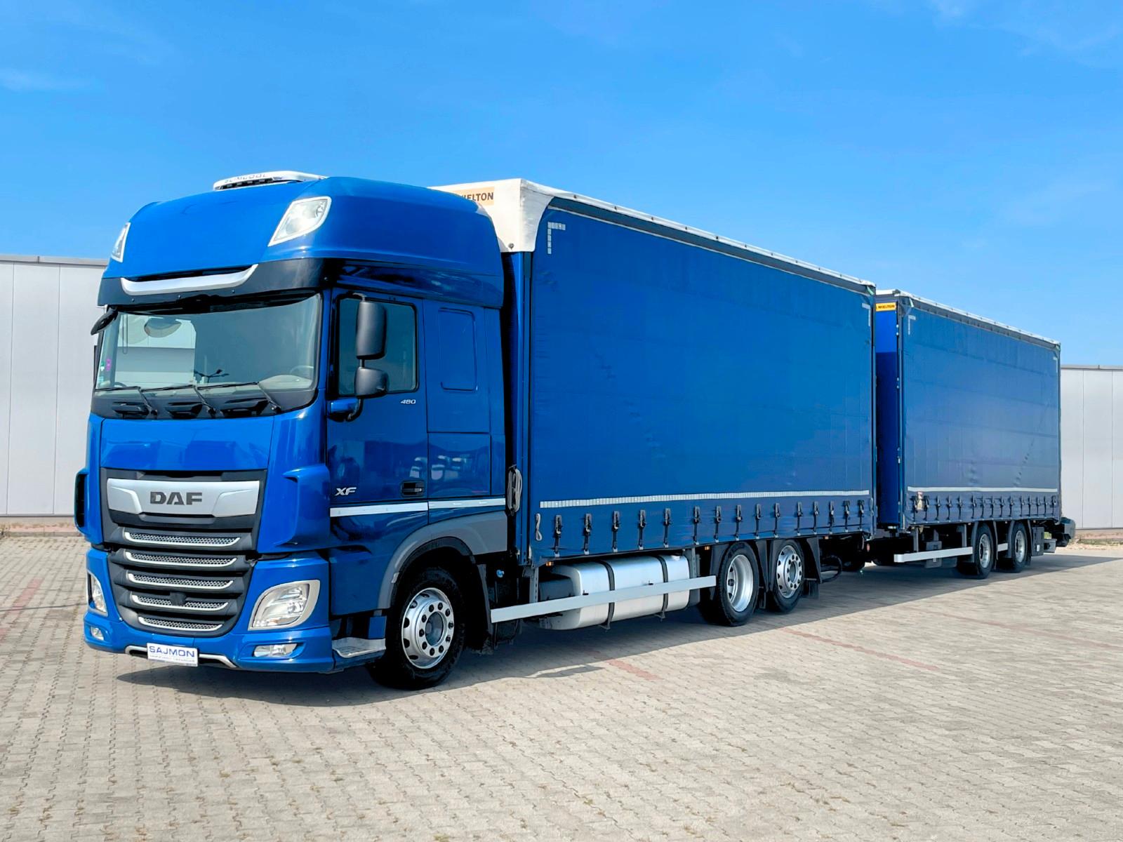 DAF XF 480 JUMBO 120M3 LKW  WECON TANDEM EDSCHA