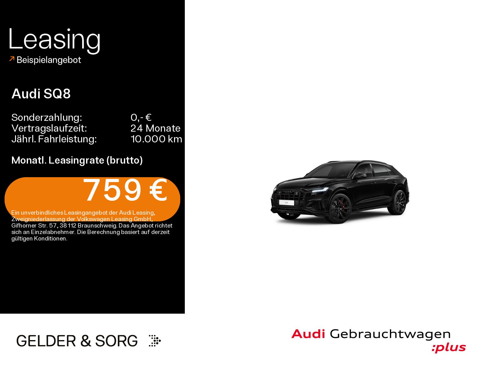 Audi SQ8 SUV TFSI quattro B&O*HuD*Air*Matrix*Standh.