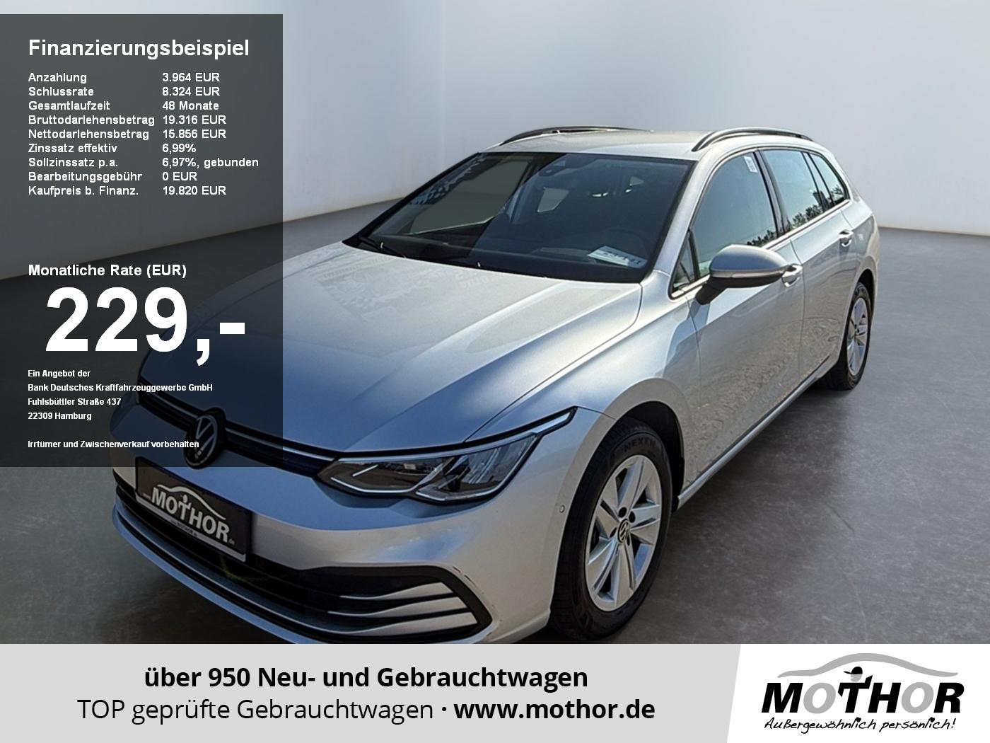 Volkswagen Golf VIII Variant Life 2.0 TDI Parklenkassistent