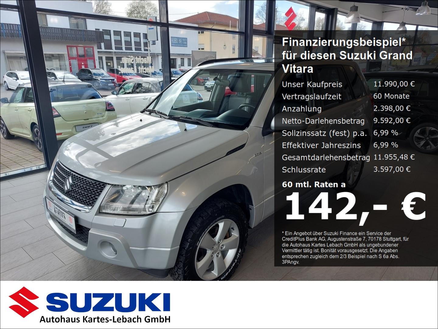 Suzuki Grand Vitara 1.9 DDIS X 30 AWD AHK Gelände Fahrw