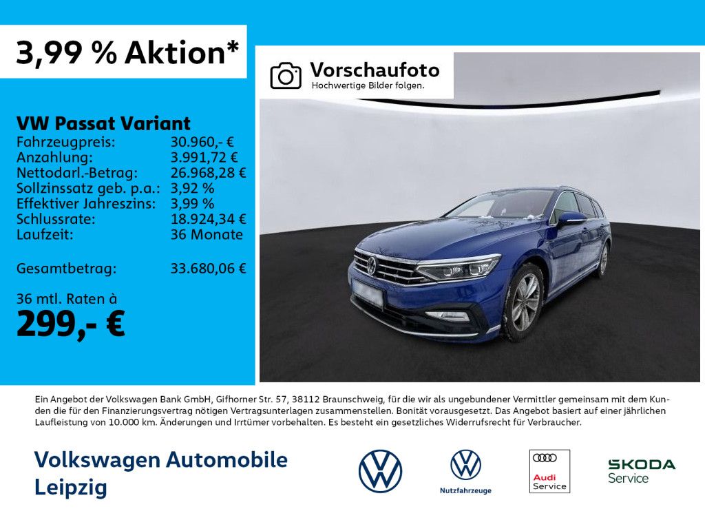Volkswagen Passat Variant 2.0 TSI 4M R-Line *DCC*AHK*Matrix