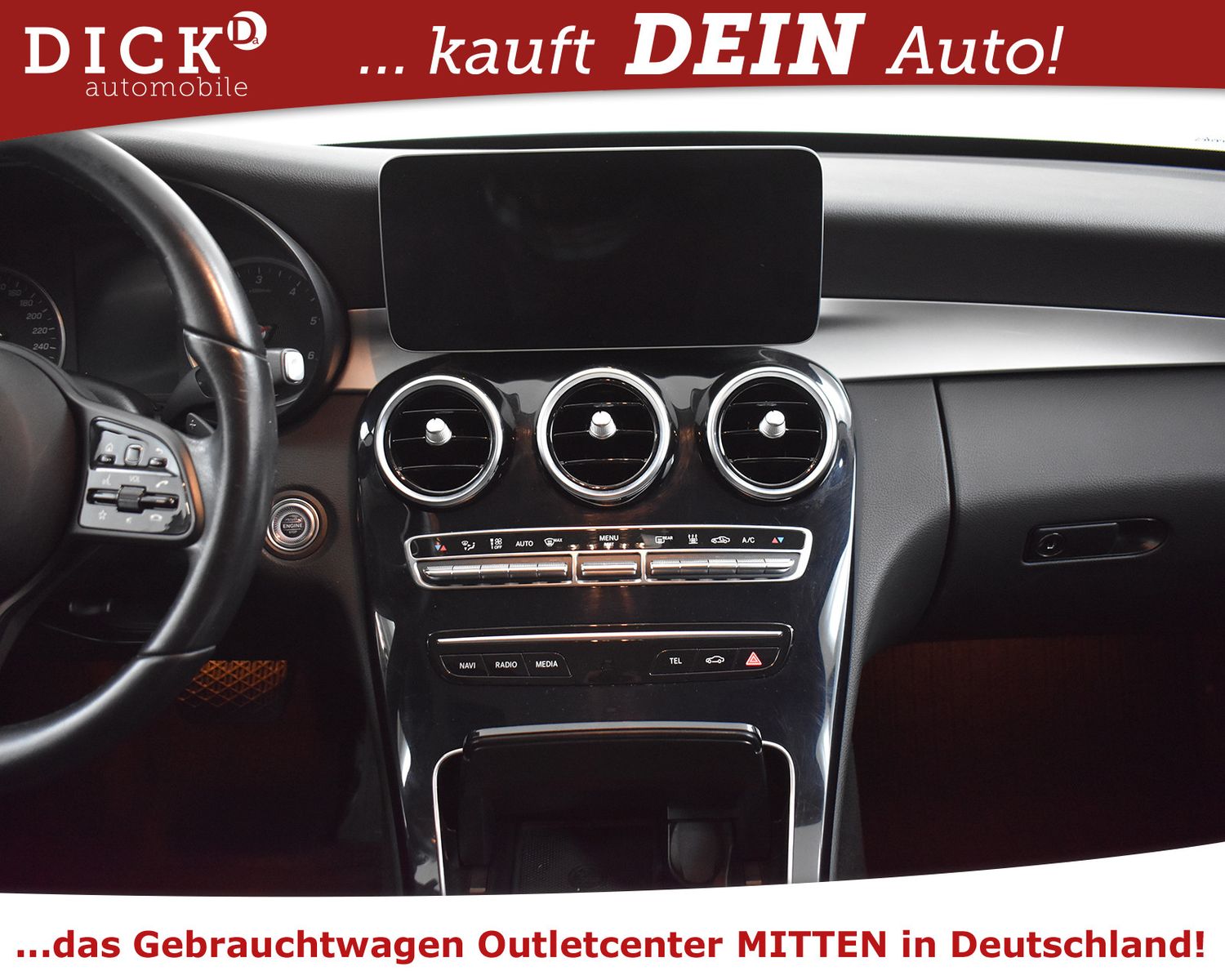 MERCEDES-BENZ C 300de T 9G Avantg NAVI+STNDHZ+LED+TEMP+KAM+18" - Image 14