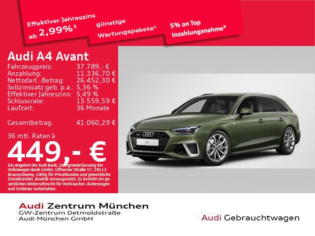 Audi A4 Avant 40 TFSI qu. S tronic S line AHK/Virtual