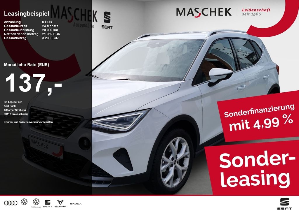 Seat Arona FR 1.0 TSI LED Navi ACC RearView Sitzh. Ke