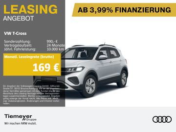 Volkswagen Leasingangebot: Volkswagen T-Cross 1.0 TSI DSG LIFE LED SITZHZG ACC