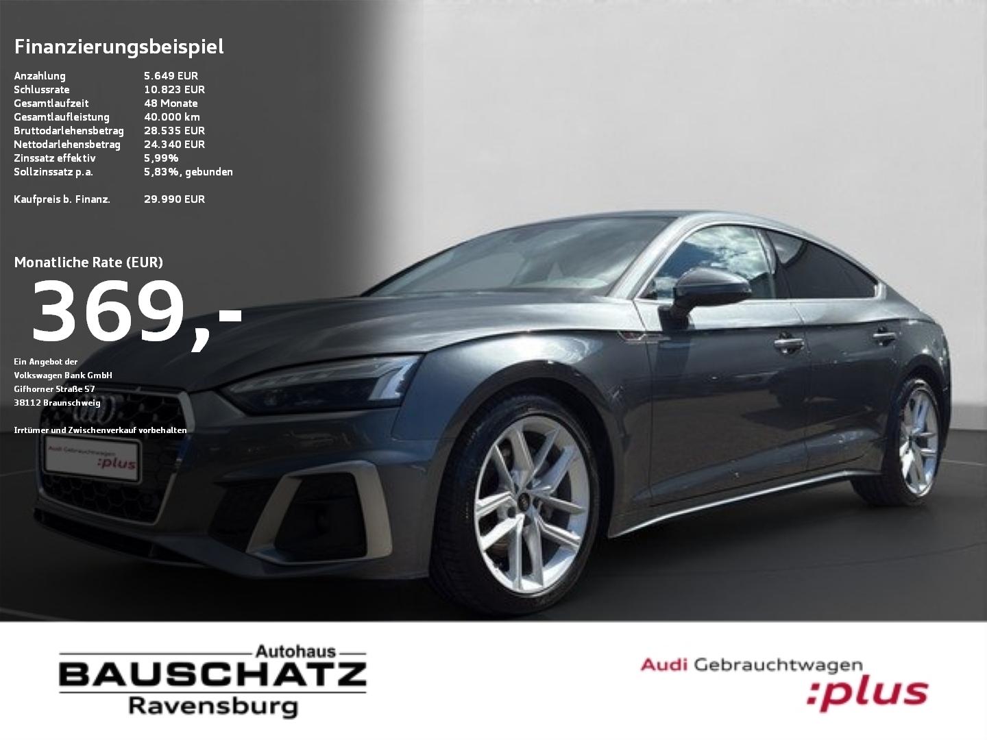 Audi A5 Sportback 40 TDI quattro S line *AHK*MATRIX*
