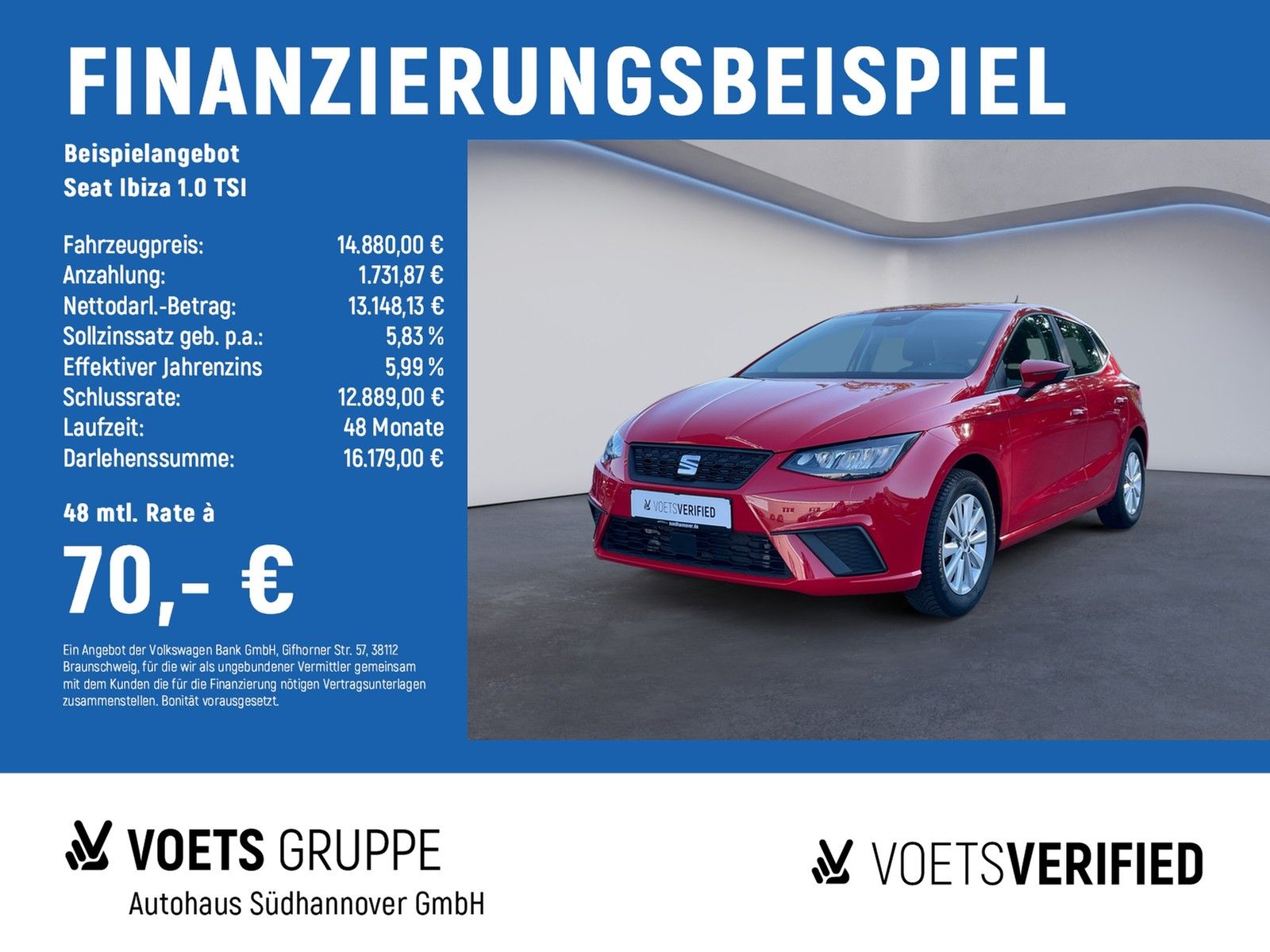 Seat Ibiza 1.0 TSI LED+KLIMA+SHZ