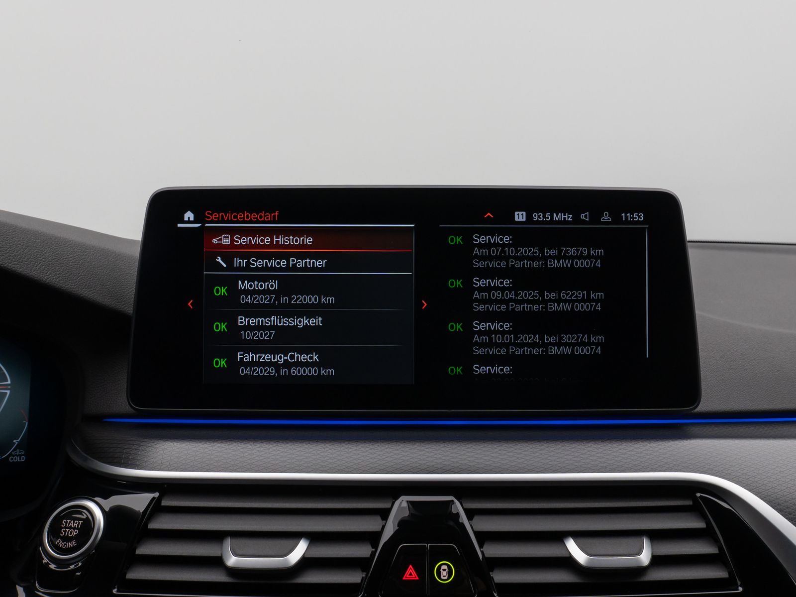 Fahrzeugabbildung BMW 540d xD M Sport Kamera DAB H/K AHK Alarm 20Zoll