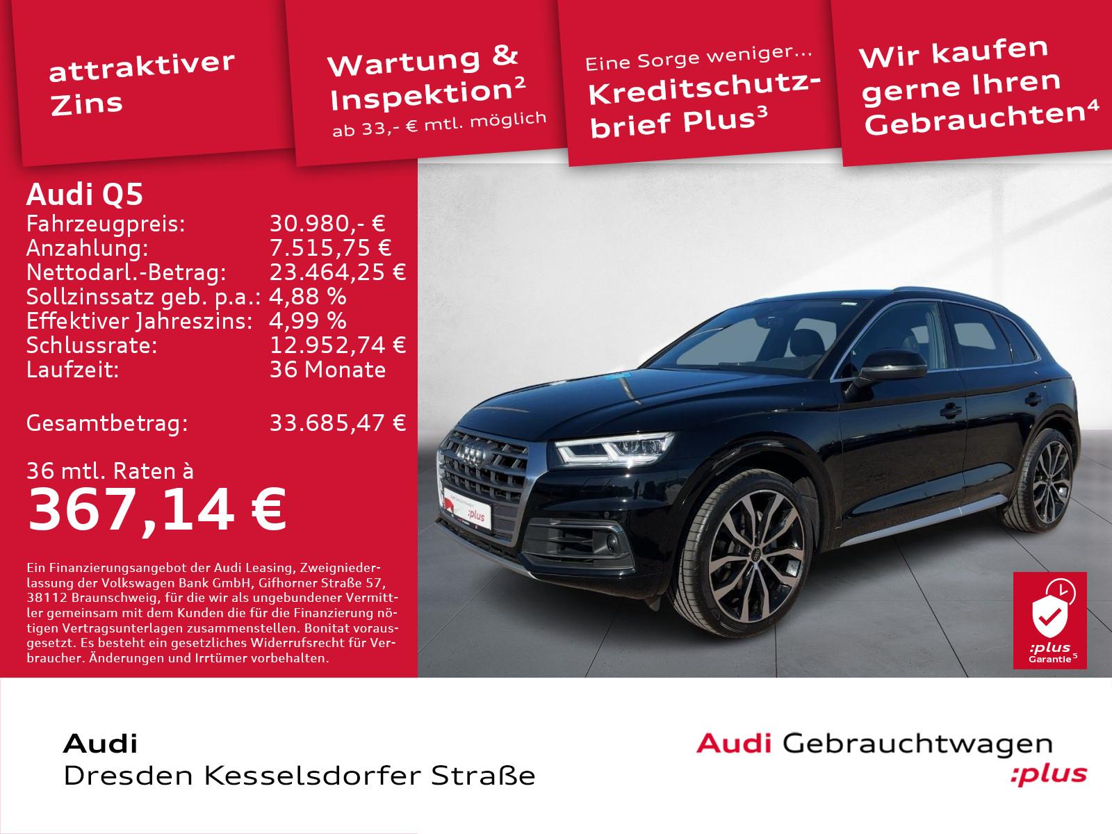 Audi Q5 50 TDI Q. sport AHZV LED Kamera Navi