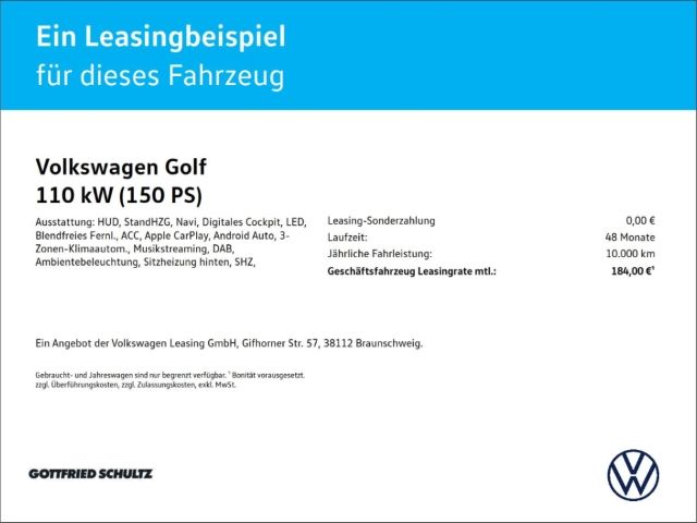 Volkswagen Golf Life ACTIVE 1.5 TSI Standheizung LED Navi imagem 2