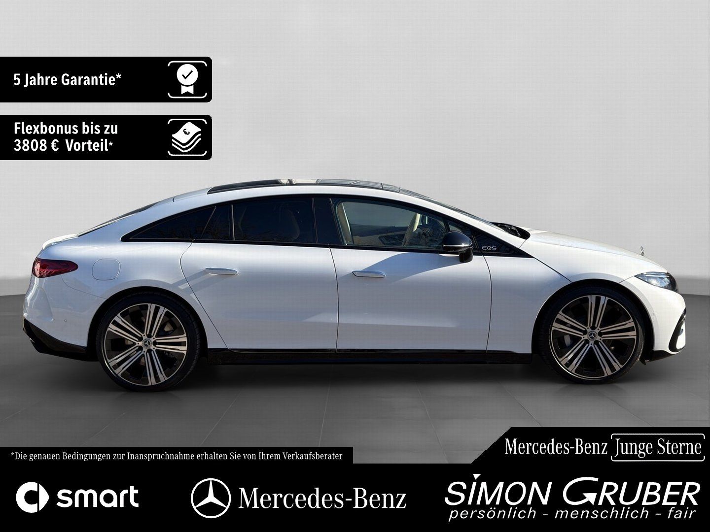 Fahrzeugabbildung Mercedes-Benz EQS 450 4M AMG Massage Sitzklima Nappa Mod 2026!