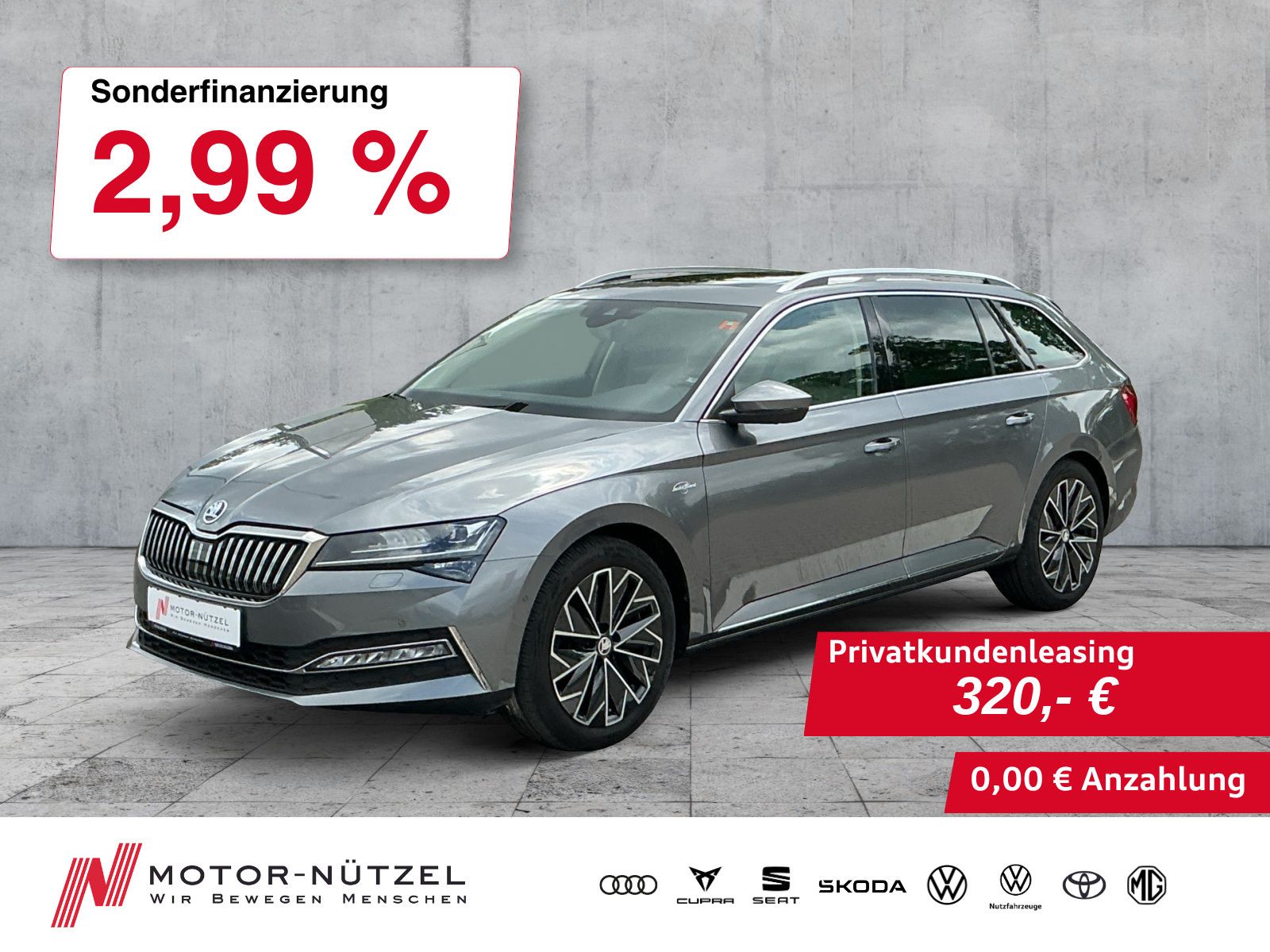 Skoda Superb Combi 2.0 TDI DSG L&K BEAM+ACC+PANO+AHK
