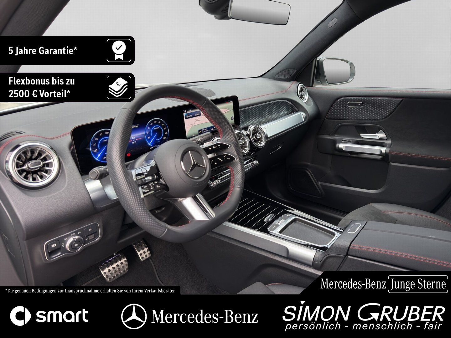 Fahrzeugabbildung Mercedes-Benz EQB 300 4M AMG Night 360 Winter 7Sitze Model 25