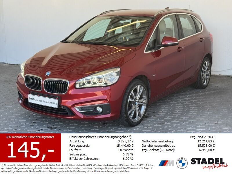BMW 220d xDrive Active Tourer Luxury Line Navi+.HuD