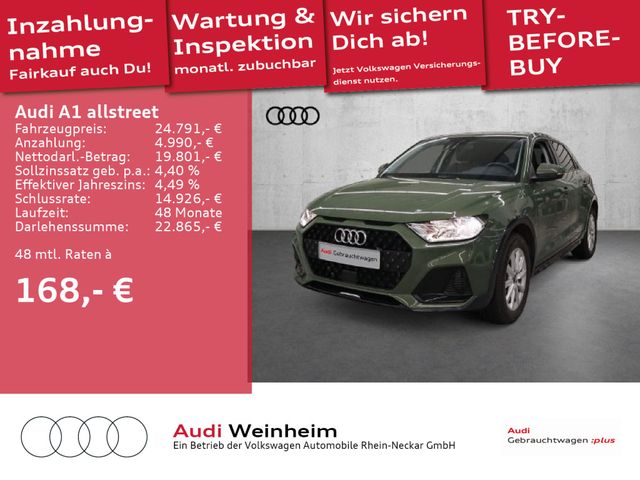 Audi A1 allstreet 30 TFSI Black-Paket Stronic Einpark