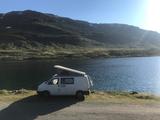 Volkswagen T4 Camper mit Hochstelldach und Küche   - Volkswagen T4: Camper