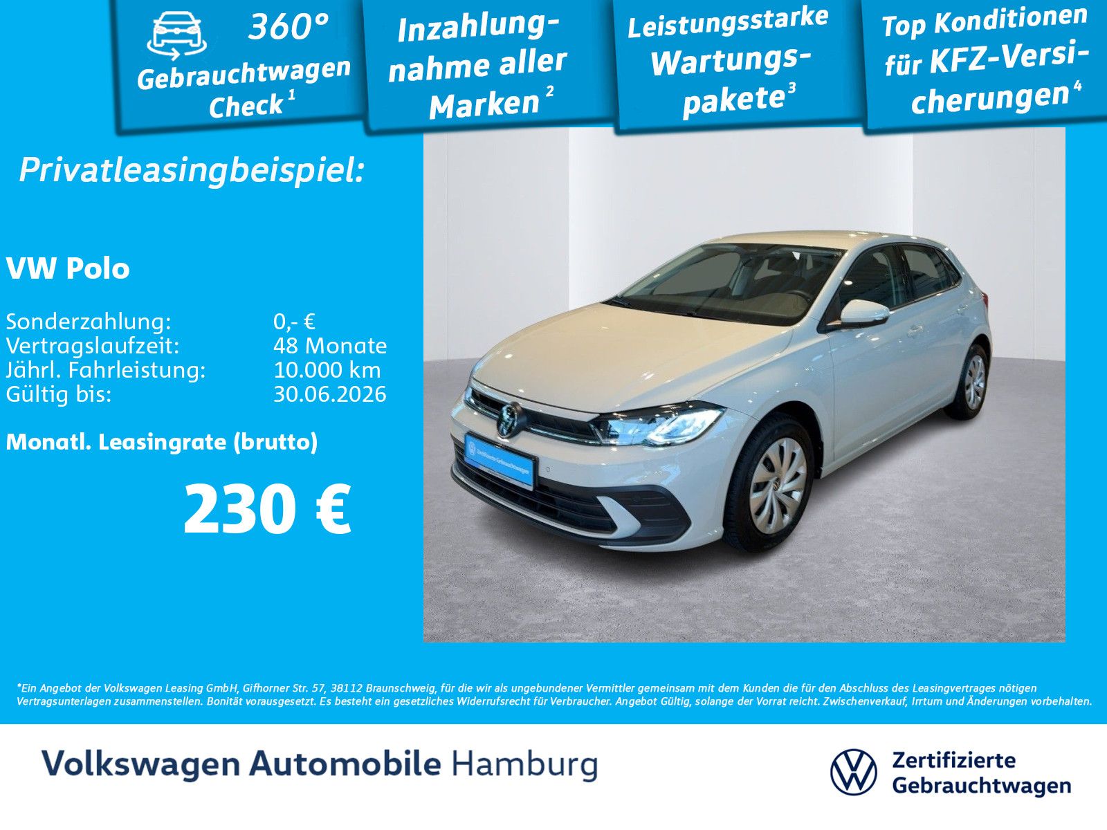 Volkswagen Polo 1.0 Life Klima Navi LED