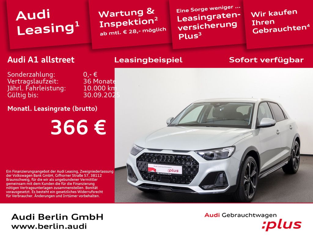Audi A1 allstreet 35 TFSI S tr. RFK LED NAVI VIRTUAL