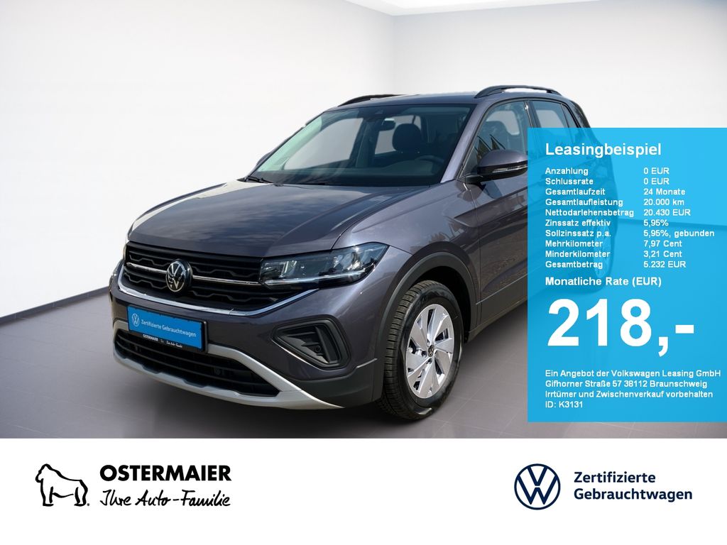 T-Cross LIFE 1.0TSI 95PS ACC.5J-G.2xPDC.VIRTUAL.