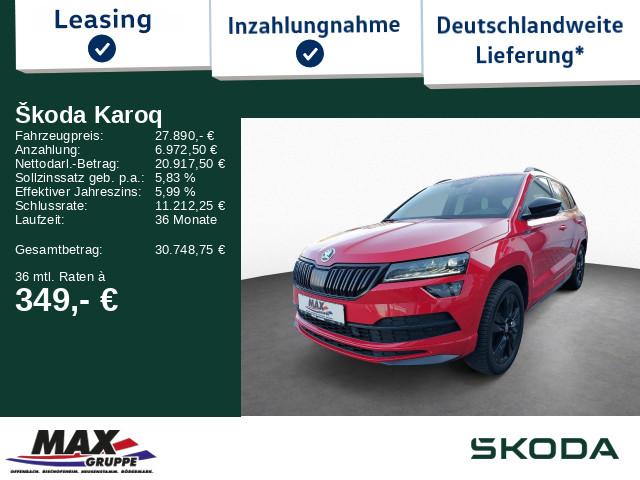 Skoda Karoq 1.5 TSI 110 KW Sportline KAM*AHK*NAVI*LED