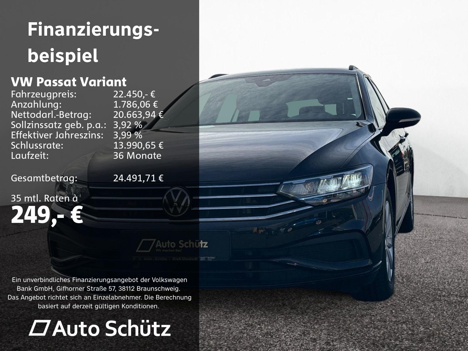 Volkswagen Passat Variant 2.0 TDI+NAVI+AHK+LED+ACC+PDC+SHZ