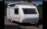 Rapido Club 42CP Hubdach Sitzgruppe Festbett WC Vorzelt - Rapido Wohnwagen Club