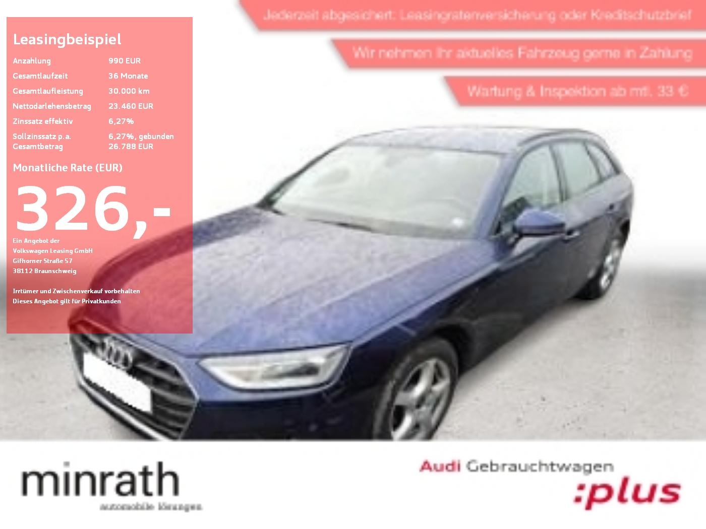 Audi A4 Avant 35 TDI APP+DAB+ACC+LED+NAVI+PDC+TOTW