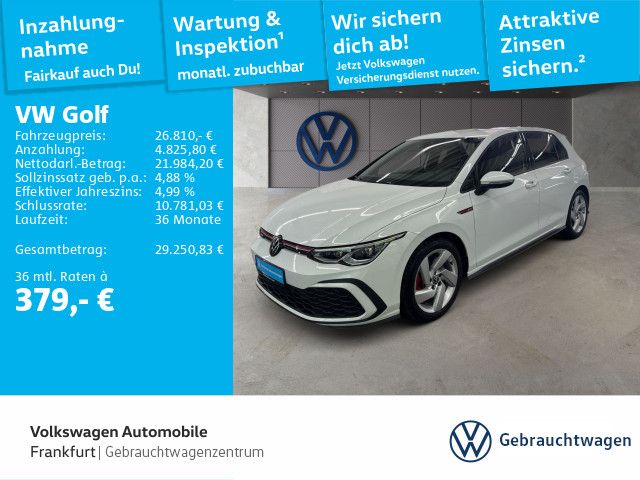 Volkswagen Golf VIII 2.0 TSI DSG GTI Navi LEDPlus DAB+ Fron