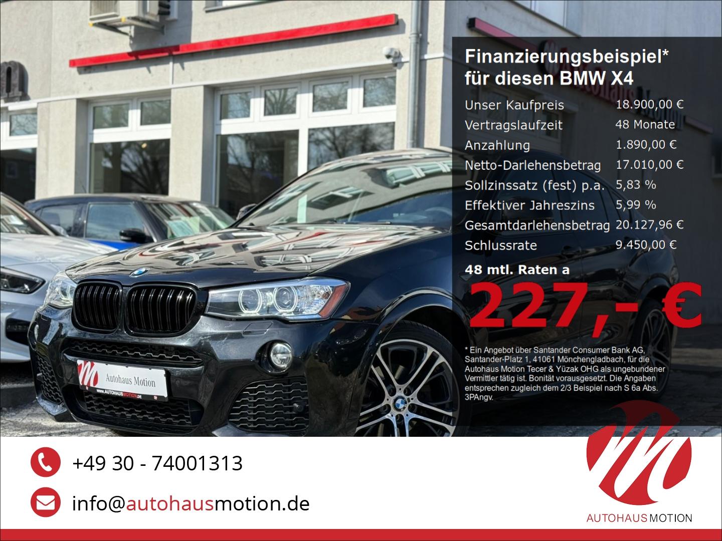 BMW X4 xDrive 35 i LEDER HEADUP NAVI GLASSD HARMANKA