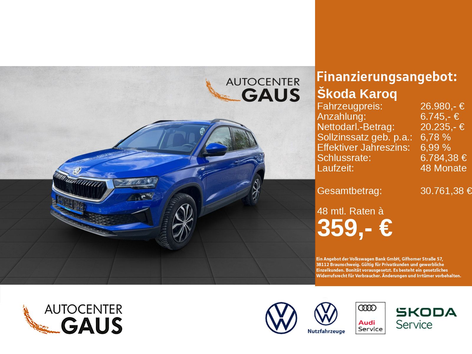 Karoq Tour 1.5 TSI LED*Navi*Kamera