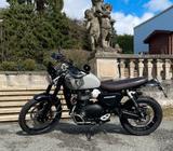 Triumph Scrambler 1200 X Ashgrey neuwertig 1. Hand - TRIUMPH ENDURO SCRAMBLER