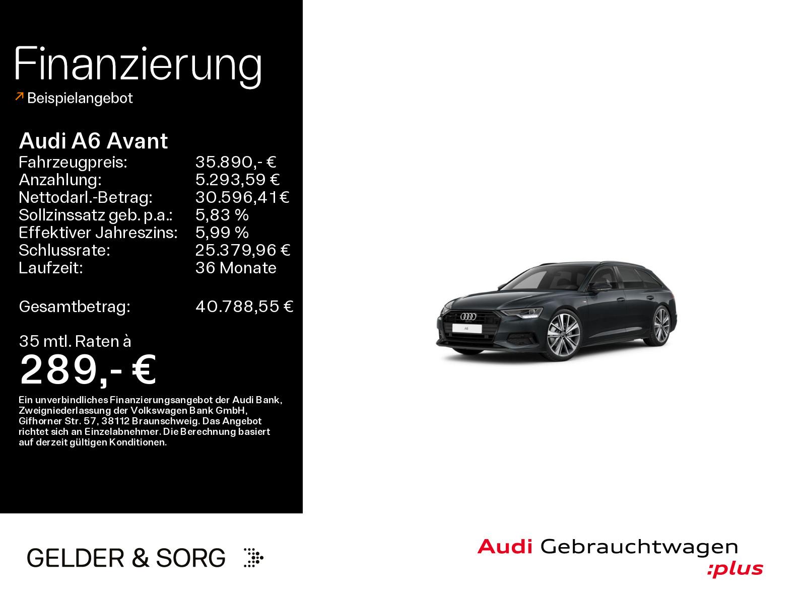 Audi A6 Avant 40 TDI quattro S line LED*B&O*AHK*360°