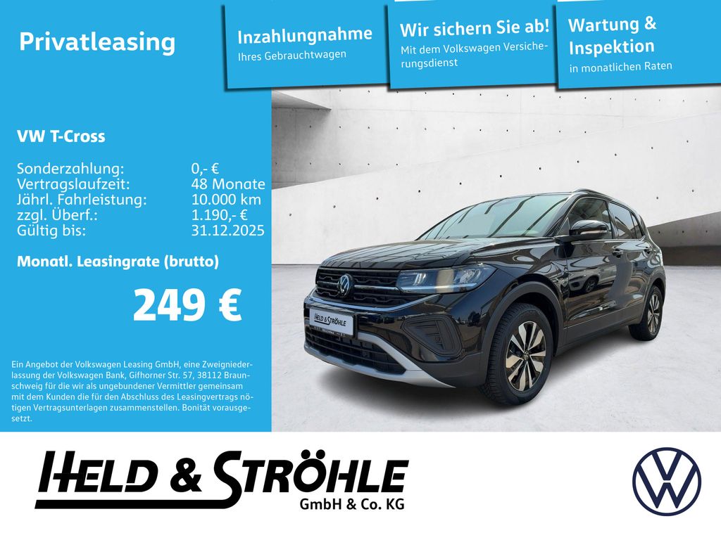 T-Cross Goal 1.0 l DSG AHK KAM Aktionszulassung