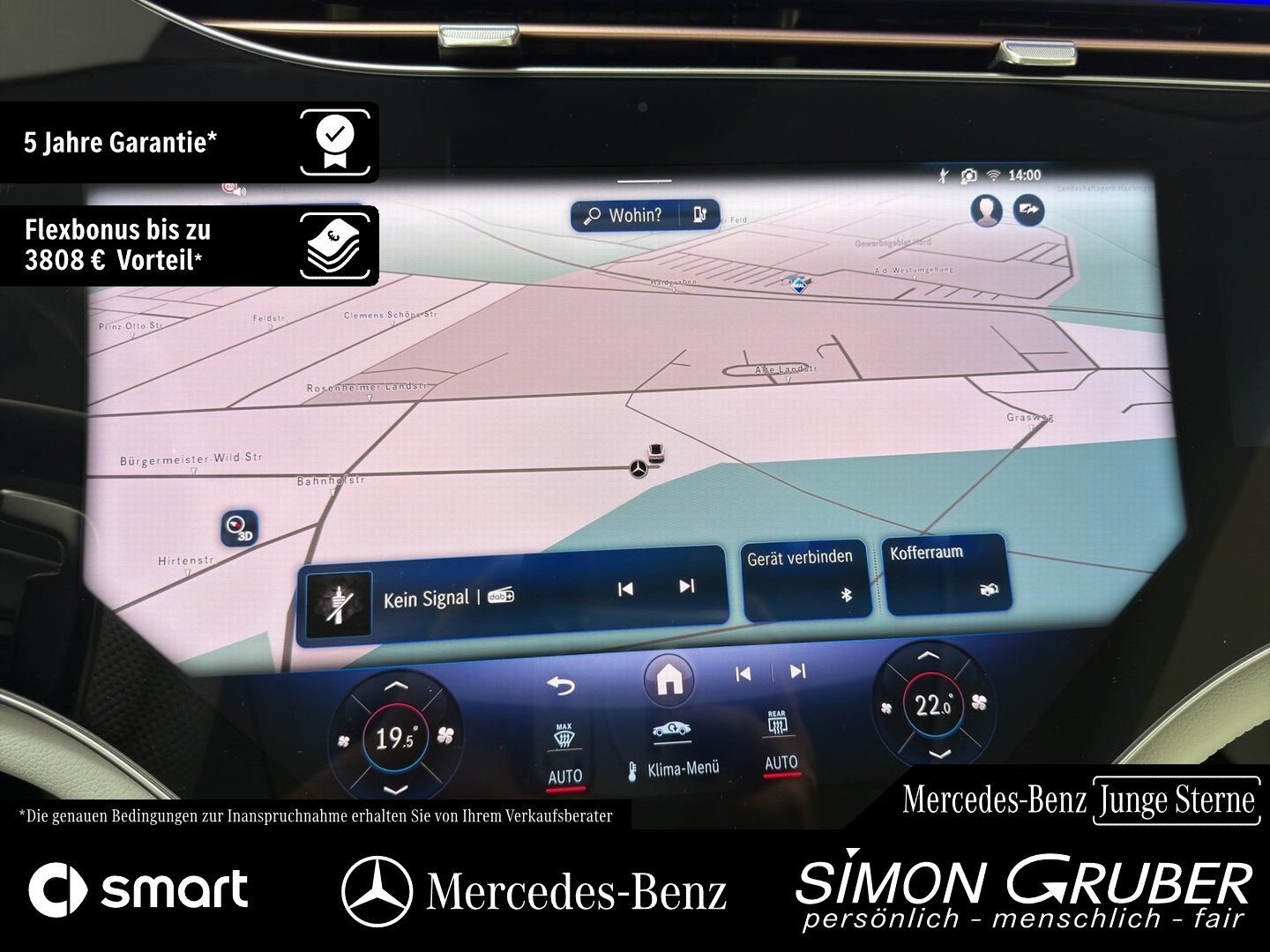 Fahrzeugabbildung Mercedes-Benz EQE 43 4M AMG Massage Sitzklima Pano AHK Mod 25