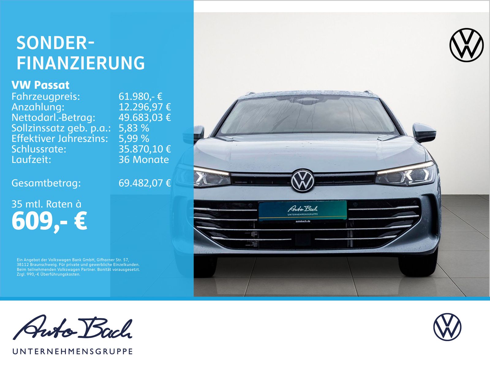 Volkswagen Passat Var. Elegance 1.5 eHybrid DSG Navi LED Hu imagem 2