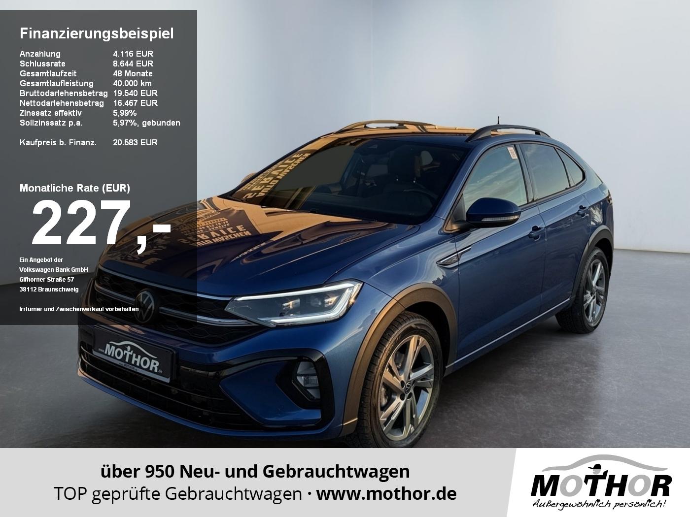 Volkswagen Taigo R-Line 1.0 TSI DSG Rückfahrkamera Sitzheiz