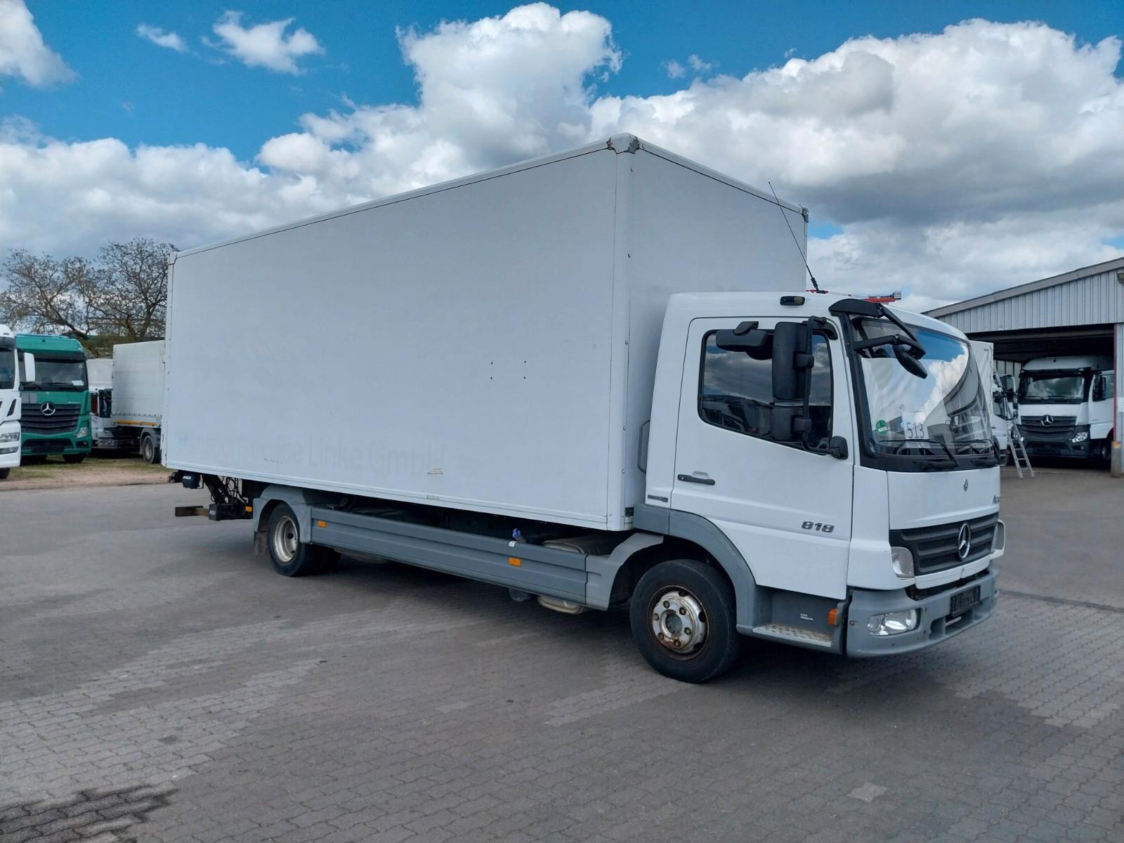 Mercedes-Benz Atego 818, geschl. Kasten, Sommer-Aufbau