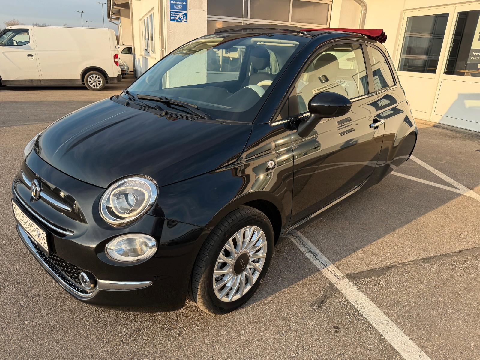 Fiat 500 Cabrio Dolcevita Ellenator Navi LenkradBeige