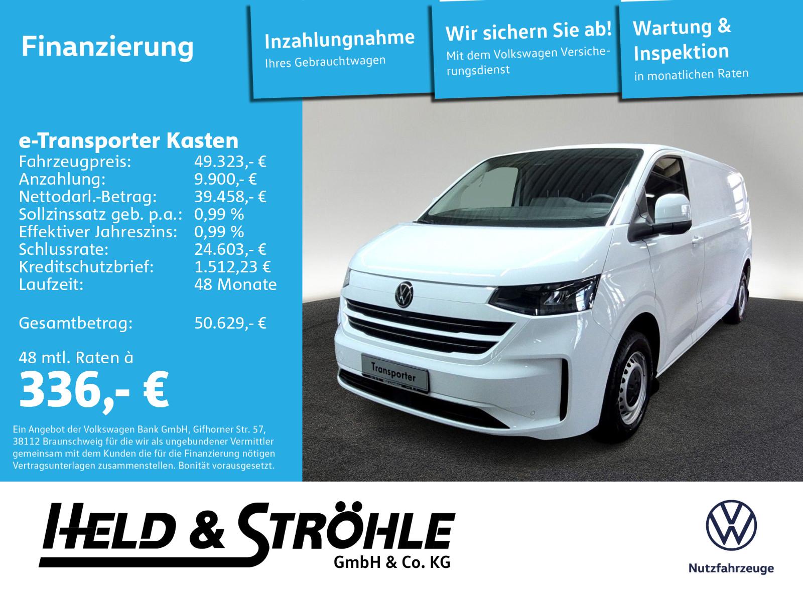 Volkswagen T7 e-Transporter Kasten 100 kW,lang,Aktionsauto!