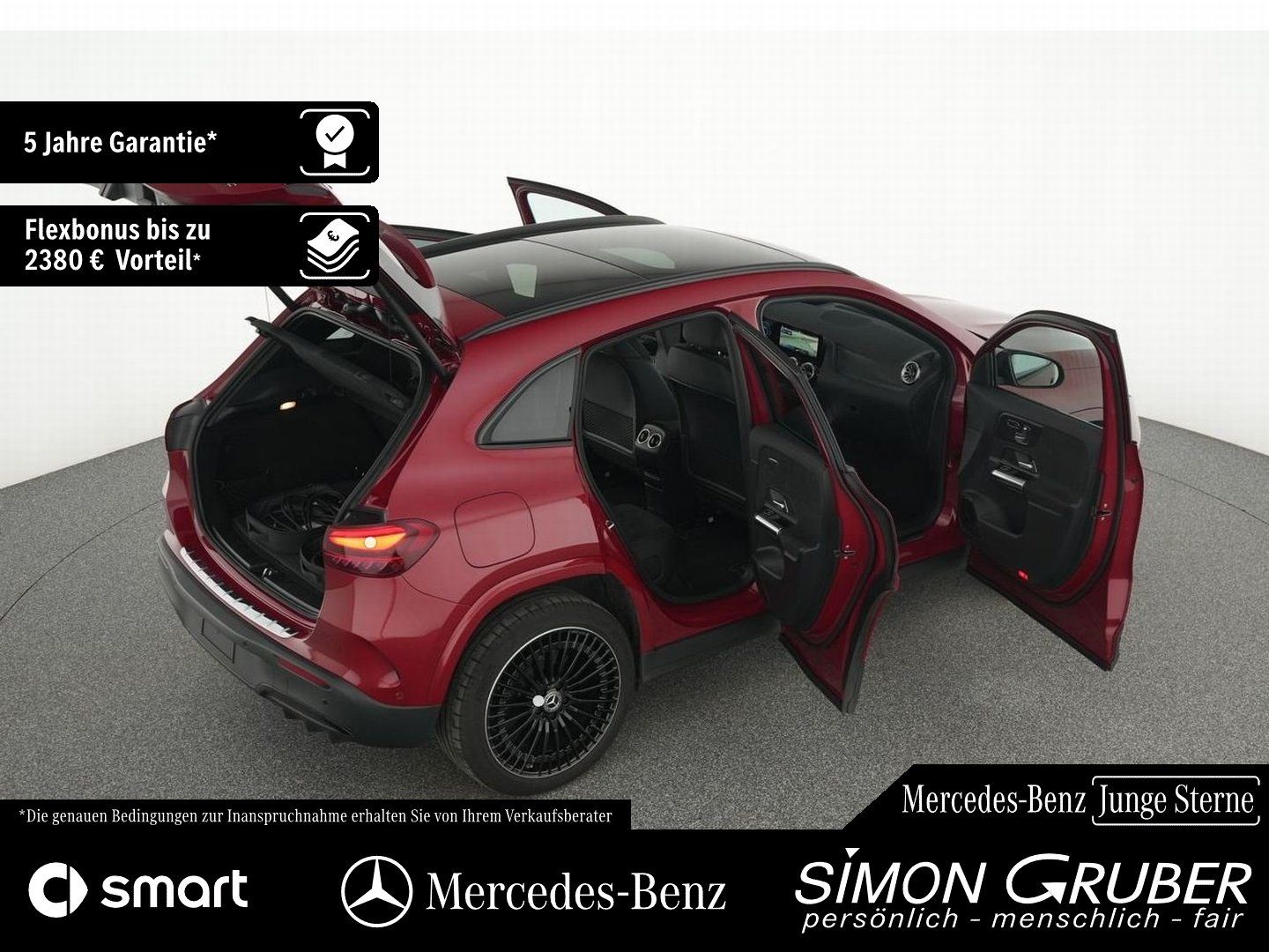 Fahrzeugabbildung Mercedes-Benz EQA 350 4M AMG Night Burm HUD Ambi Pano 360 AHK