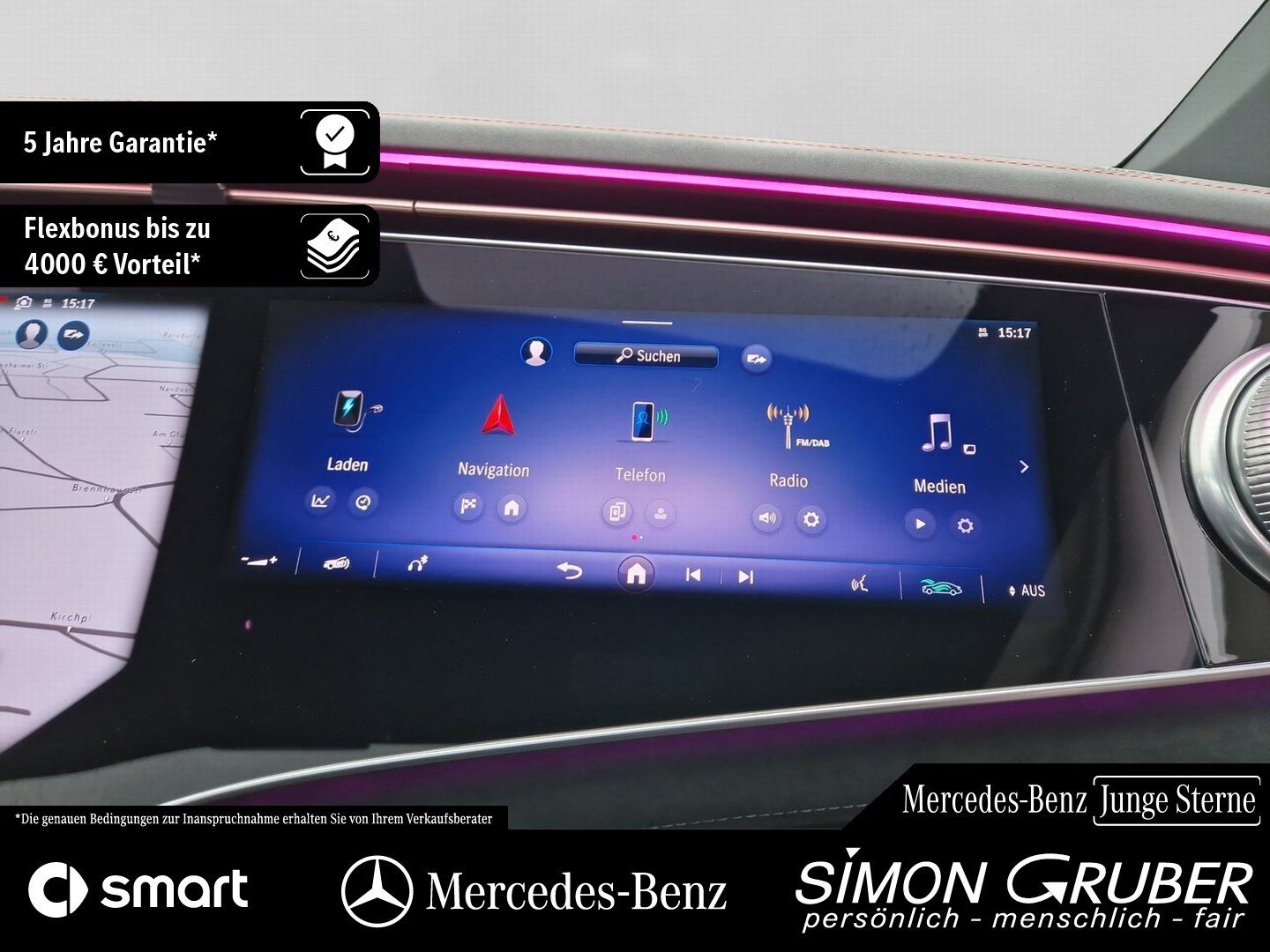 Fahrzeugabbildung Mercedes-Benz EQS 53 4M+ 4*Massage/4*Sitzklima TV Mod25 118kwh