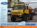 Unimog U 5000 Pritsche Kran Standhzg RFK 6-Sitzer - Unimog 5000 u