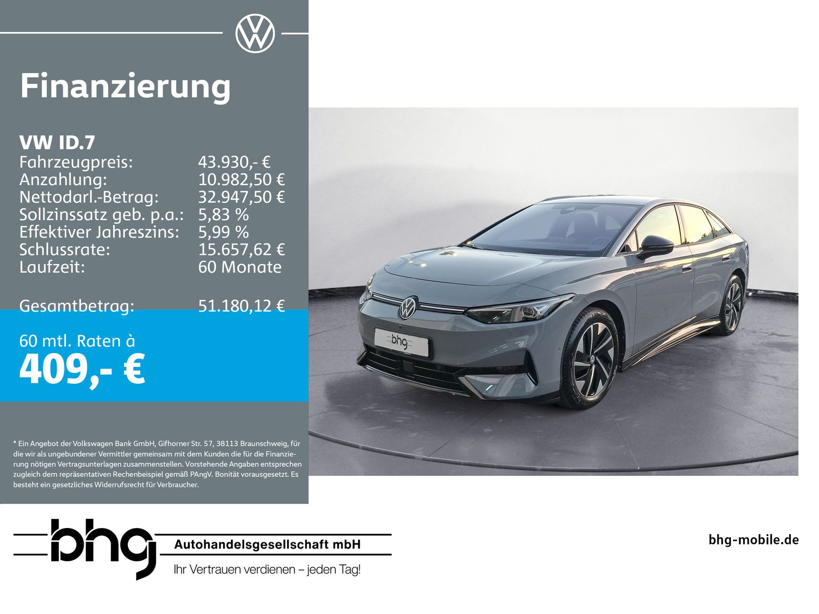 Volkswagen ID.7 Pro  h 1-G-Auto