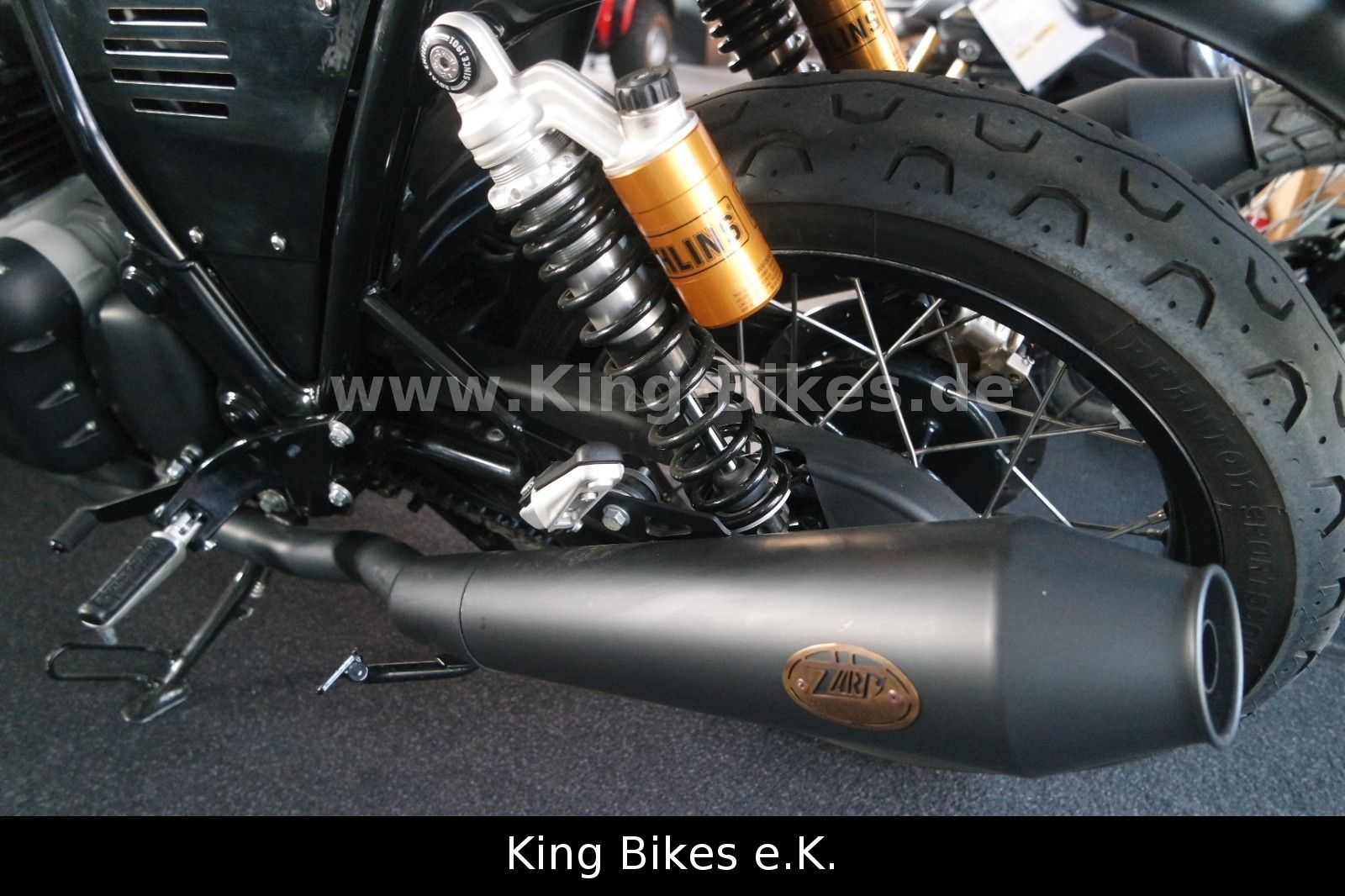 Fahrzeugabbildung Royal Enfield Interceptor 650 - Öhlins - Zard Auspuff - TOP -